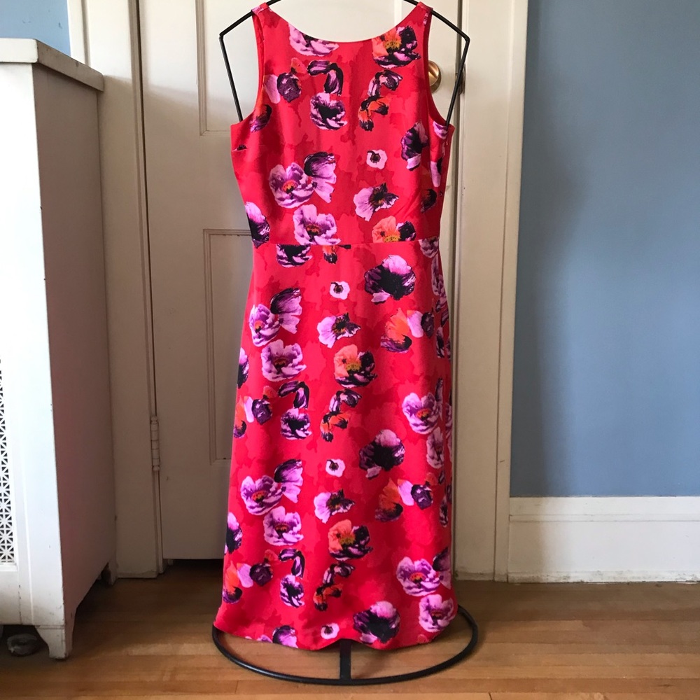 BR Floral Midi Dress